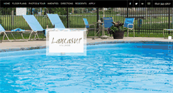 Desktop Screenshot of lancastervillage-apts.com